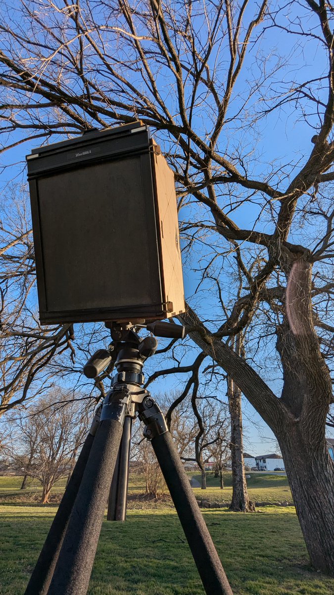 kevincampphoto's tweet image. Test run with the Cameradactyl Cajones flat pack 8x10 pinhole camera. #pinhole #stenope #largeformat #papernegative