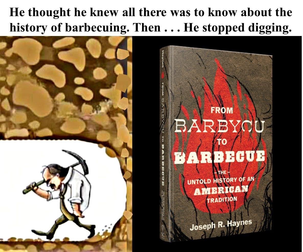 Did you know there are zero, zip, nada records of anyone in the 18th or 19th century Caribbean barbecuing pigs the way southerners have done for almost 400 years?