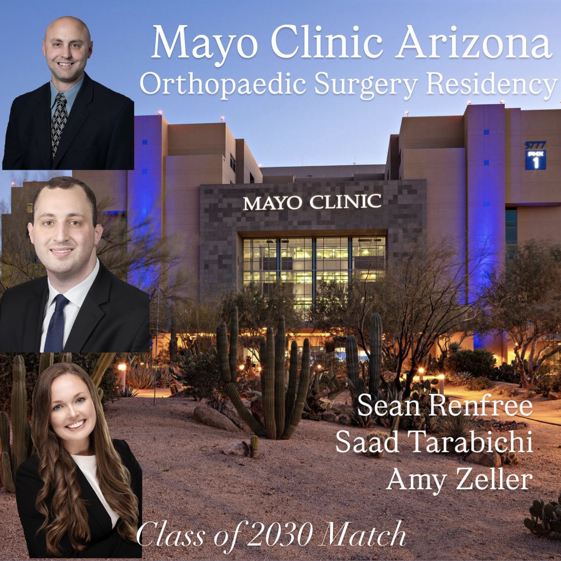 Mayo AZ Orthopaedic Surgery Residency tweet media