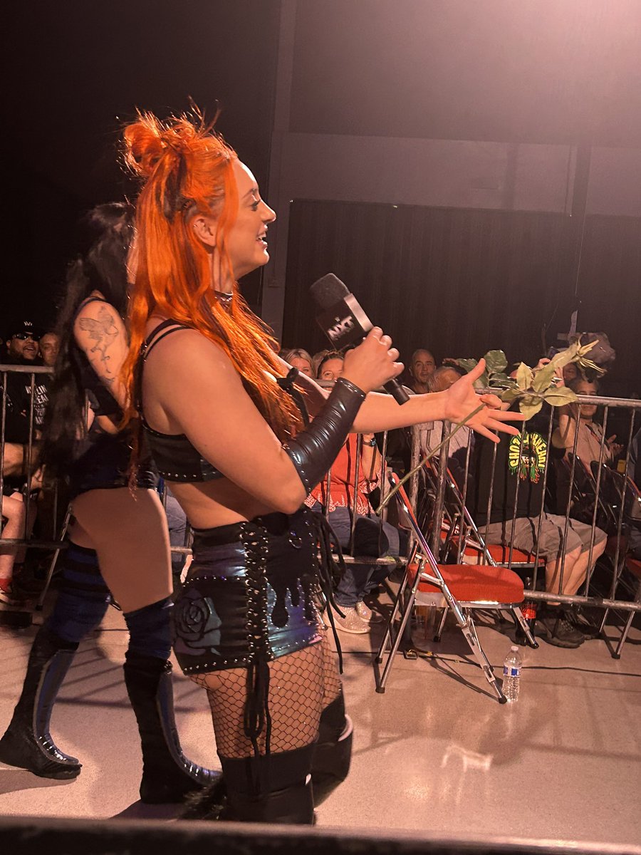 BranhamTayy's tweet photo. Tatum and GIGI #NXTmelbourne https://t.co/X6o362eISs