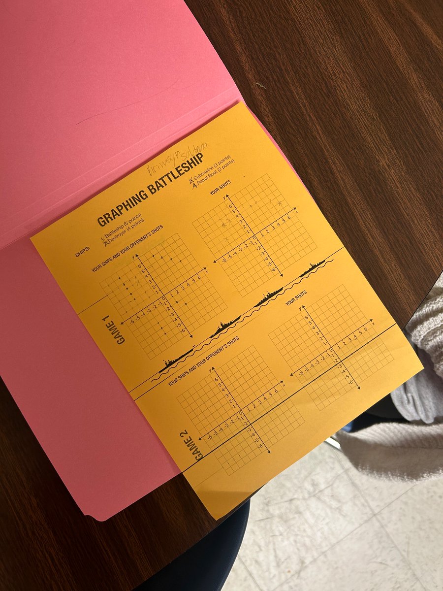 Jill Johnson (@mrsjohnson5th) on Twitter photo Battleship + coordinate plane = 5th grade FUN! 🛳️🎯 Students are plotting points, sinking ships, and mastering math with every move! <a href="/WendyBwgail/">Wendy Morrow</a> <a href="/AshleyGableEDU/">Ashley Gable, NBCT</a> Battleship + coordinate plane = 5th grade FUN! 🛳️🎯 Students are plotting points, sinking ships, and mastering math with every move! <a href="/WendyBwgail/">Wendy Morrow</a> <a href="/AshleyGableEDU/">Ashley Gable, NBCT</a>