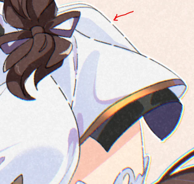 線画を途切れさせる描き方なかなか良いですね。『アニメ塗りのメソッド』の4章を参考に試してみました。 