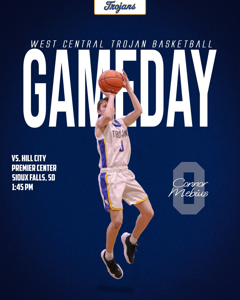 From the first practice to the final buzzer—this season has been special. Let’s make the last one unforgettable!

🚨 It’s STATE TOURNAMENT Gameday! 🚨
📍Denny Sanford Premier Center
🆚 Hill City Rangers
⏰ 1:45 PM
📺 youtube.com/@SDPBdotORG/fe…
#TheTrojanWay #TrojanBasketball
