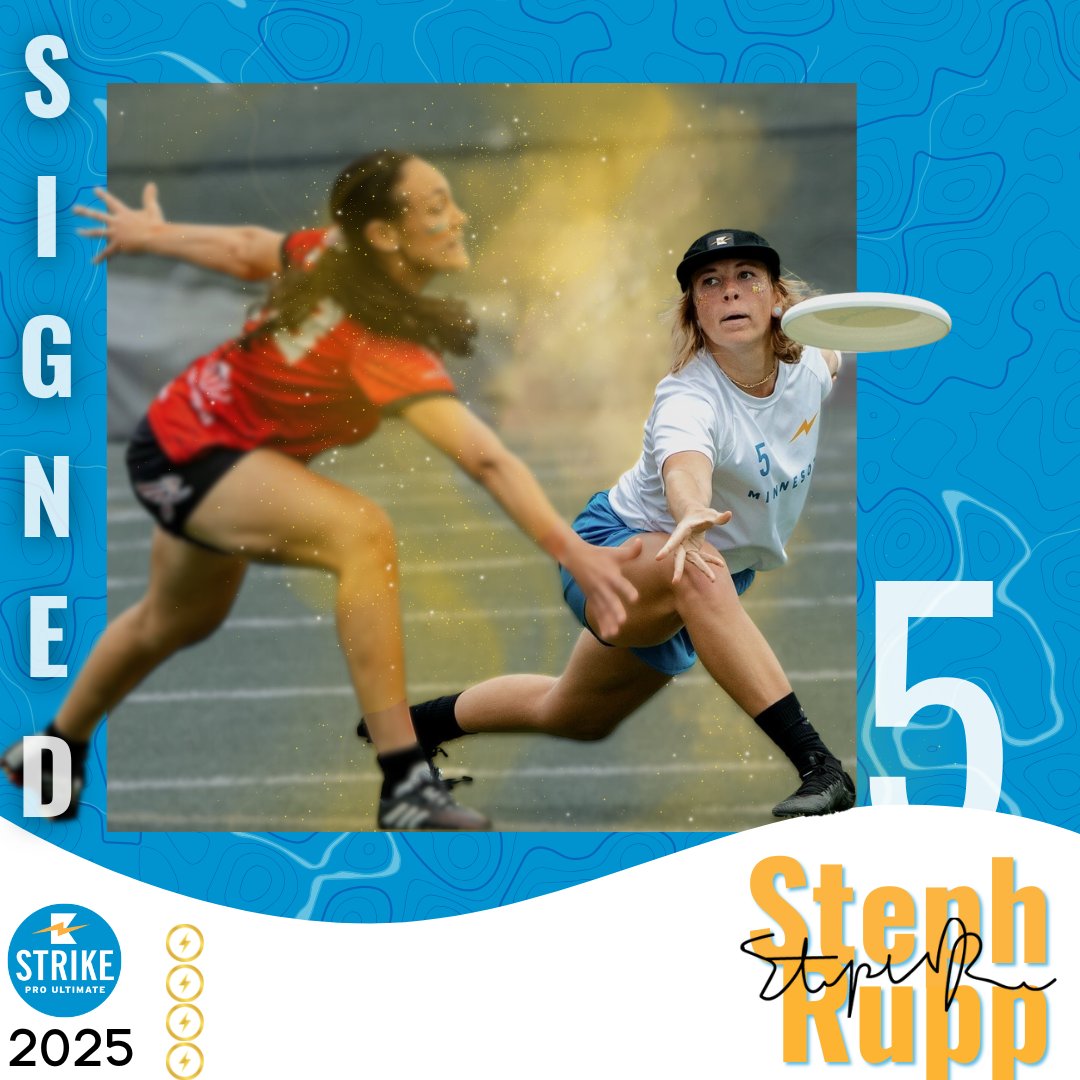 ⚡ SIGNED ⚡ 
.
Coming back to the team in excellent style is Steph Rupp! 
.
#stormwarning #pul2025