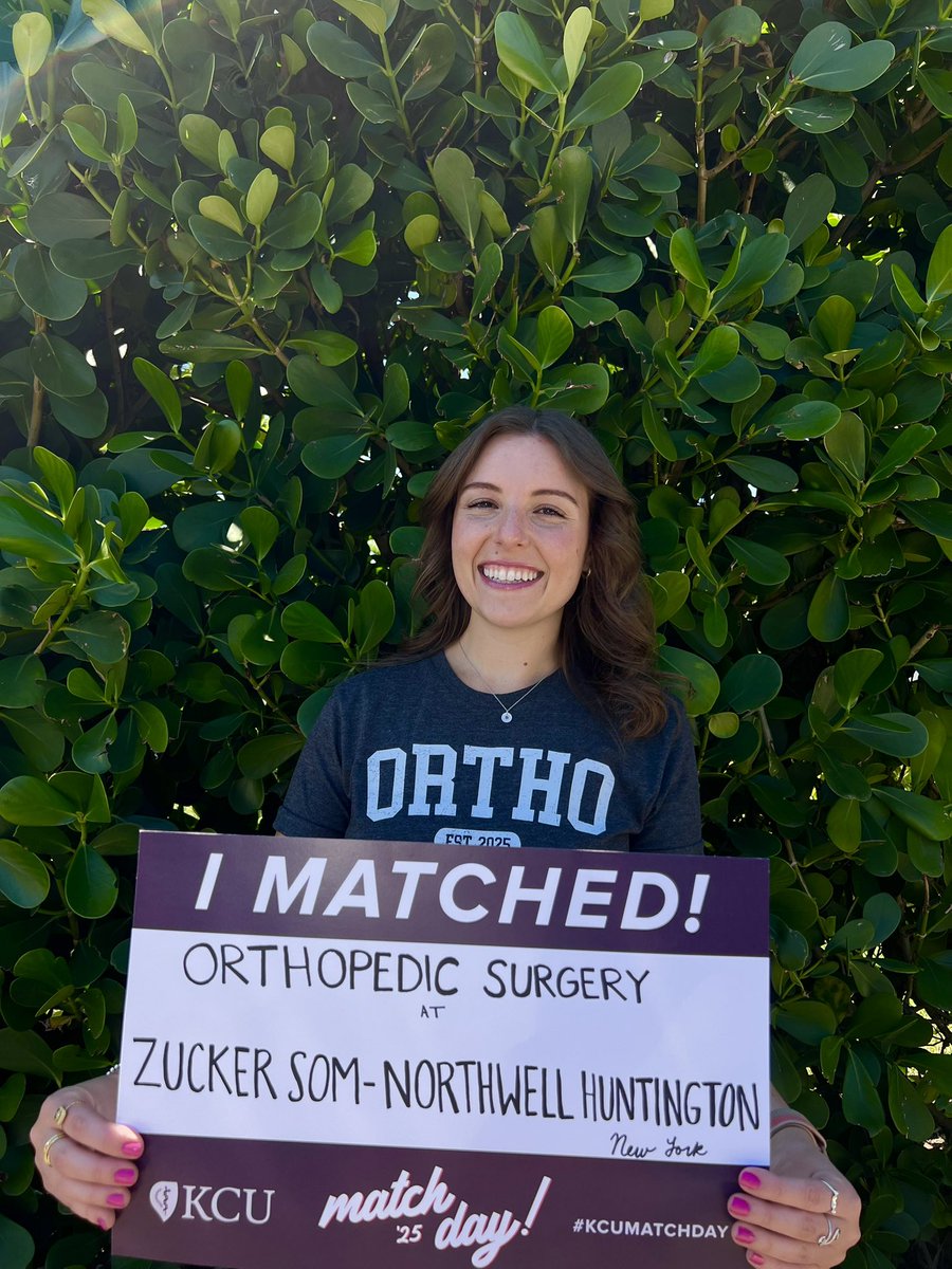 Klea Agollari, MS (@kleaagollari) on Twitter photo NY HERE I COME!!! I am estatic to have matched Orthopedic Surgery <a href="/ZuckerSoM/">Zucker School of Med</a> <a href="/NorthwellHealth/">Northwell Health</a> !
Can’t wait to work with the best team for the next 5 years! #Match2025 NY HERE I COME!!! I am estatic to have matched Orthopedic Surgery <a href="/ZuckerSoM/">Zucker School of Med</a> <a href="/NorthwellHealth/">Northwell Health</a> !
Can’t wait to work with the best team for the next 5 years! #Match2025