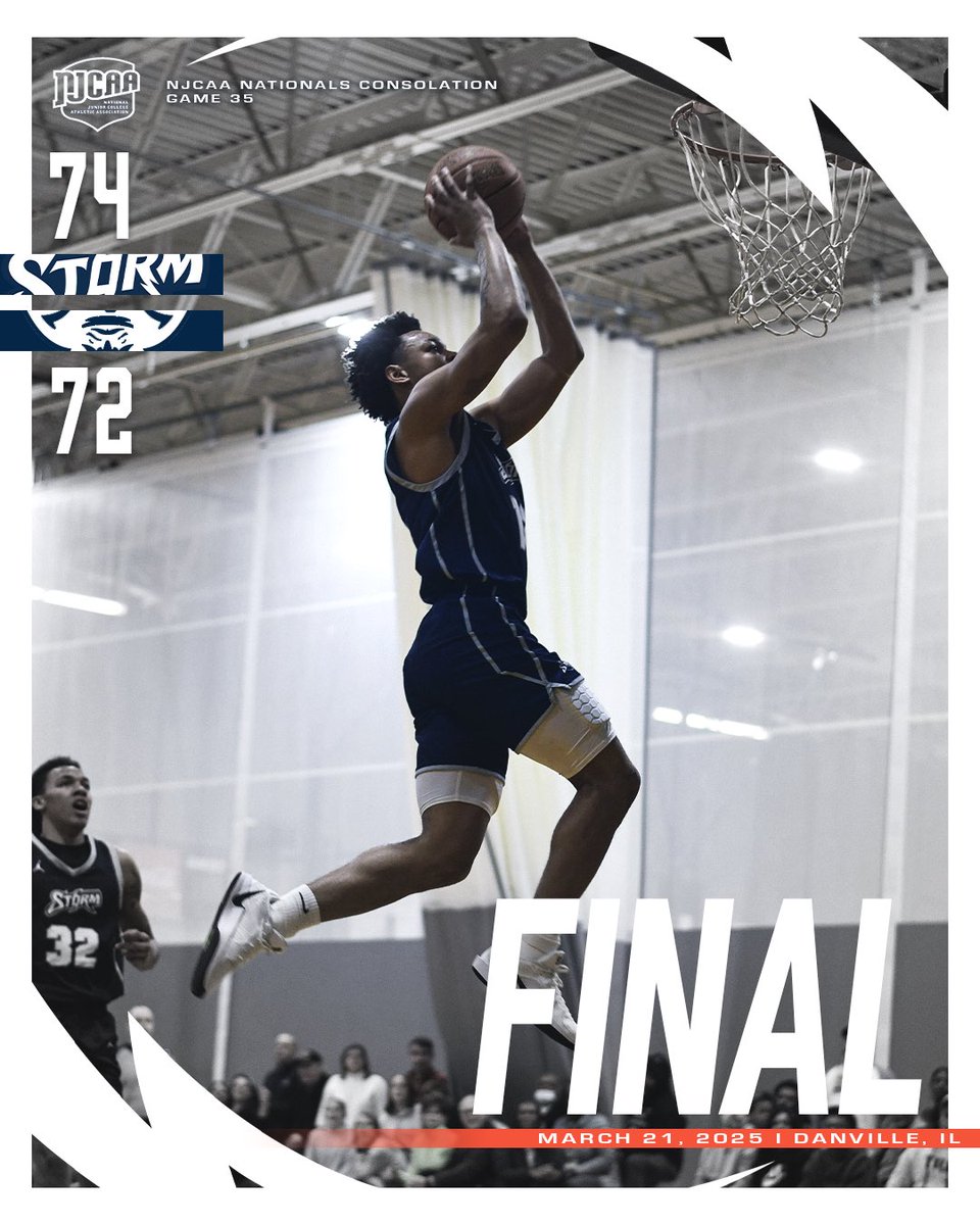 DDCCStormMBB's tweet image. After knocking off the #2 seed we are heading to the 5th place game.
Lamonte Cousar 19pts 13reb
Aden Taylor 18pts 8reb 4stl 4blk
Ethan English 13pts 7reb 5ast
Jaylen Wilkerson 10pts
#bball #juco #njcaa #danville