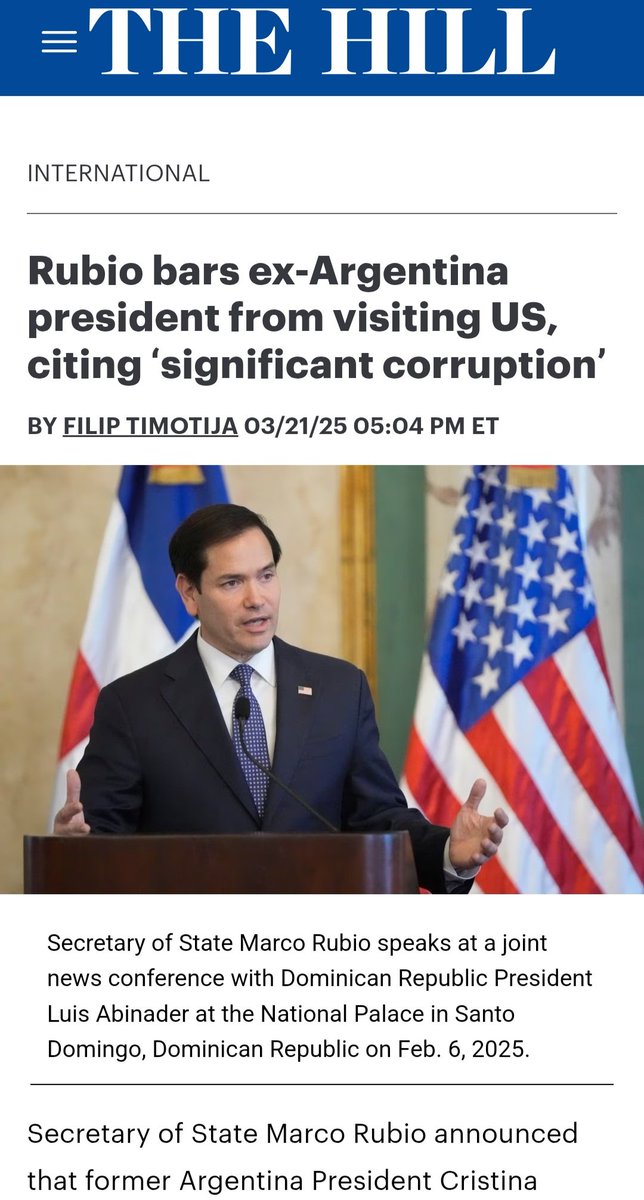 Fenómeno barrial.
La corrupta es noticia en todo el mundo.