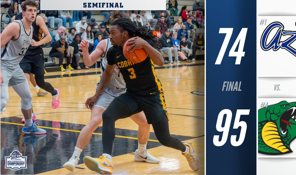 🐍 PARKLAND IS CHAMPIONSHIP-BOUND!

The Cobras pulled off the upset at the 2025 #NJCAABasketball DII Men's Championship behind five players scoring in double figures, led by Adam Squire (23 PTS).

njcaa.org/championships/…