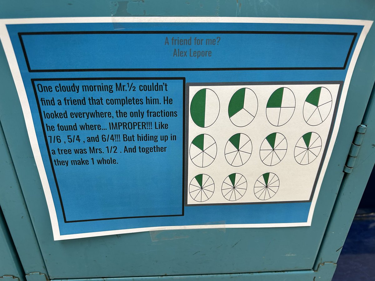 Miss Hood (@central4h) on Twitter photo But fractions aren’t just for Math — we can turn them into creative stories too! Click here to see the full online book! online.flippingbook.com/view/438071287/
<a href="/CentralES1/">Central ES</a> <a href="/HaddonSchools/">Haddonfield Schools</a> But fractions aren’t just for Math — we can turn them into creative stories too! Click here to see the full online book! online.flippingbook.com/view/438071287/
<a href="/CentralES1/">Central ES</a> <a href="/HaddonSchools/">Haddonfield Schools</a>