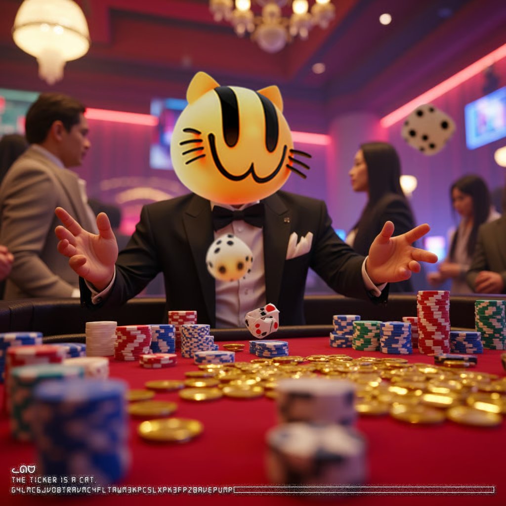 THE TICKER LITERALLY IS: ᓚᘏᗢ