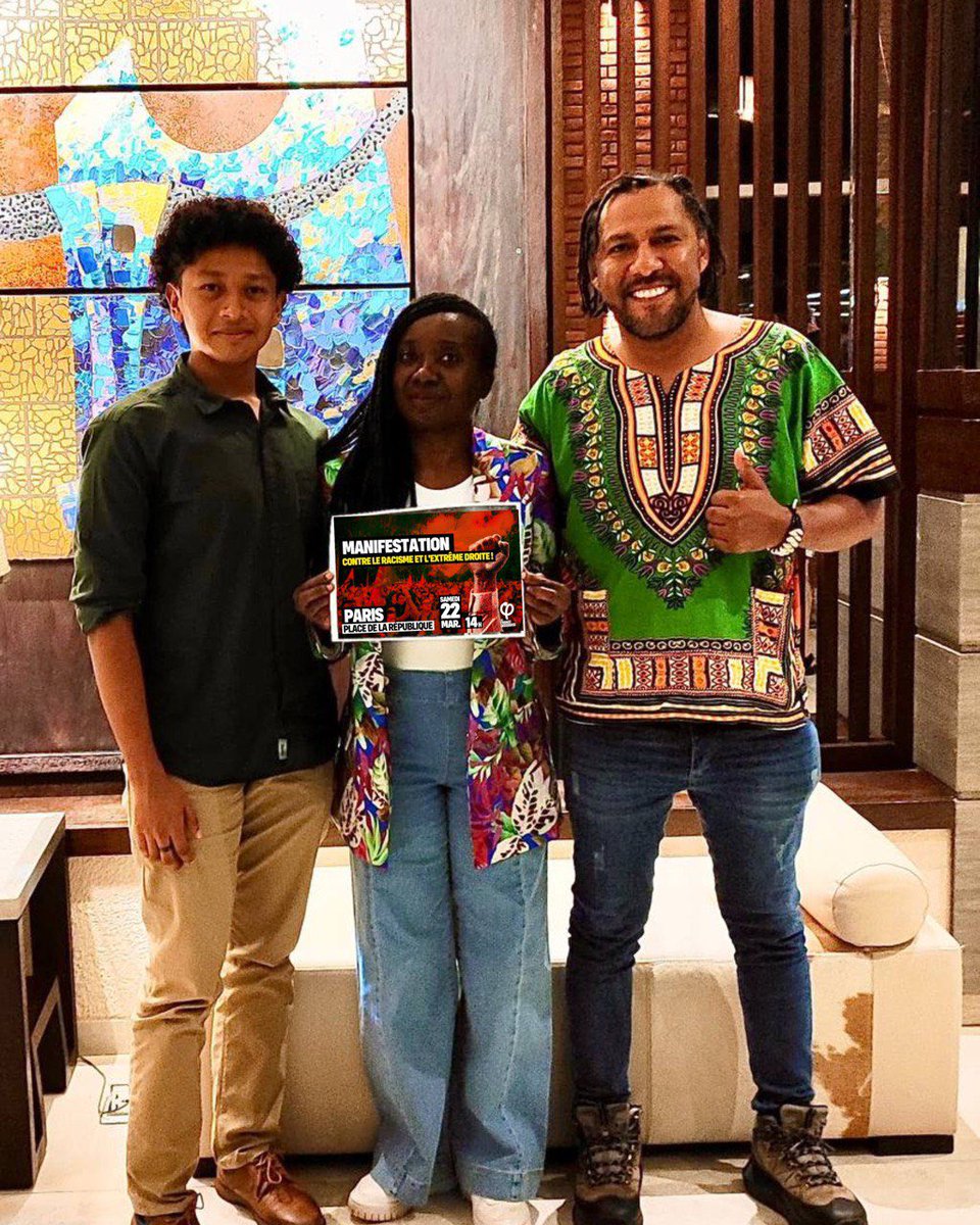 abomangoli's tweet photo. En direct de Santa Cruz, avec Andres Medina et Luis Samir du #CONAFRO, conseil national afro-bolivien, nous appelons à la grande marche de ce samedi 22 mars contre toutes les formes de racisme !
La riposte populaire pour l’unité du peuple ne s’arrêtera pas ✊
Retrouvez les rassemblements près de chez vous ⬇️
https://t.co/HGCkmuVCSr