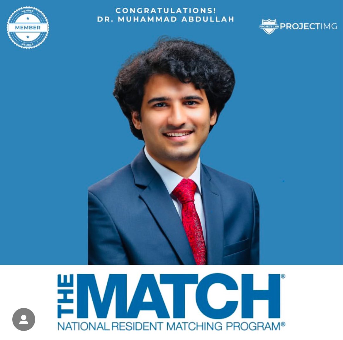 ProjectImg's tweet photo. Congratulations, Dr. Abdullah on matching! ☘️🫵🏽
#match2025 #pimg https://t.co/qv85pTStTJ