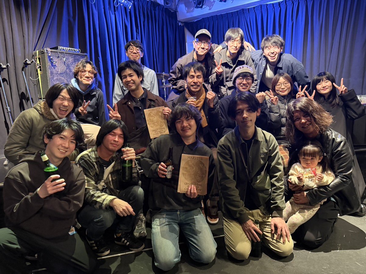 2025.03.21
HARVEST Vol.2

昨日のイベントに関わっていただいた皆さん、ありがとうございました！また4バンドでライブをできるように🧢