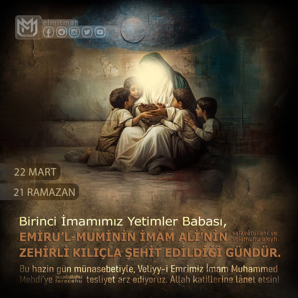 elmitmar's tweet photo. #RamazanAyı #İmamAli #KadirGecesi #Şehadet #SahurVakti #İftarVakti https://t.co/q74dKuyxFx