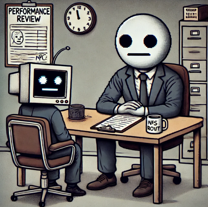 "Synthie, you've done well to hit your KPIs this quarter, that's a 5% raise and an extra day of leave each year. Well done Synthie." 

#Clanker
#BASE
#BANKR