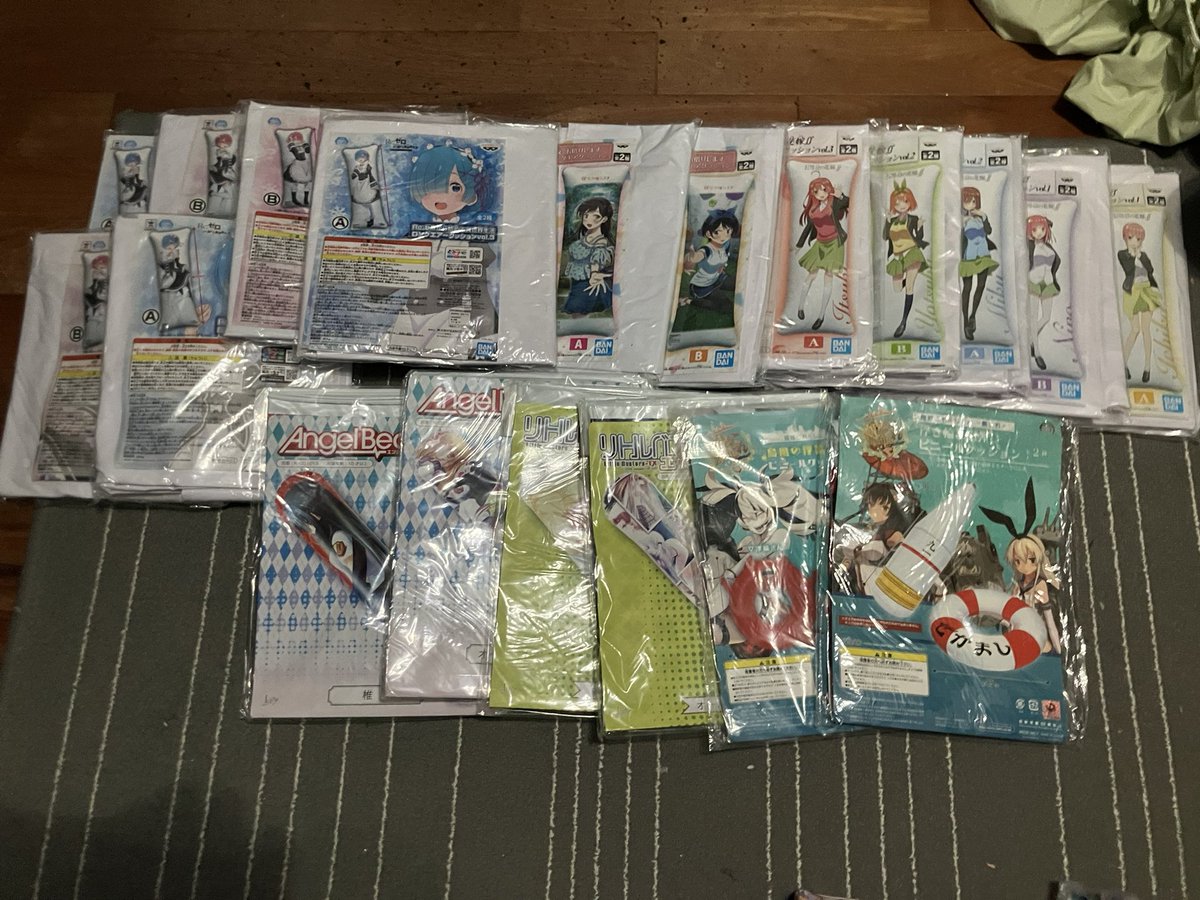 You never know how much you own until you take everything out.