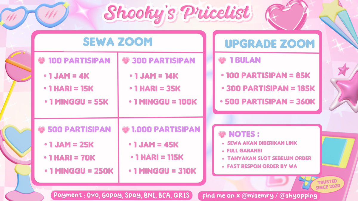 beafyo's tweet image. [82730 #ZonaUang ]

sewa dan upgrāde zōom premiūm, turnitin, canva ready ya. fast proses order ke wa ya kak wa.me/6281372716299