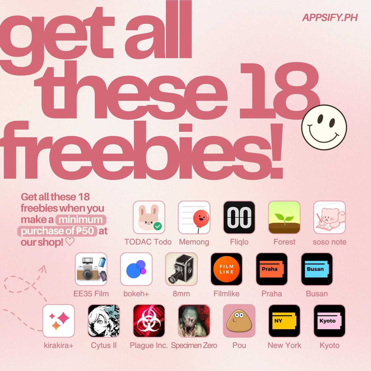 appsify_ph's tweet image. 🍒 productivity

𓏔 goodnotes 5 - 60
𓏔 ankimobile flashcards - 90
𓏔 soso note/fliqlo/memong - 15ea
𓏔 forest - 20
𓏔 procreate - 80
𓏔 procreate dreams - 90

wts lfb wtb lfs lf ios paid apps games for sale ph ipad iphone