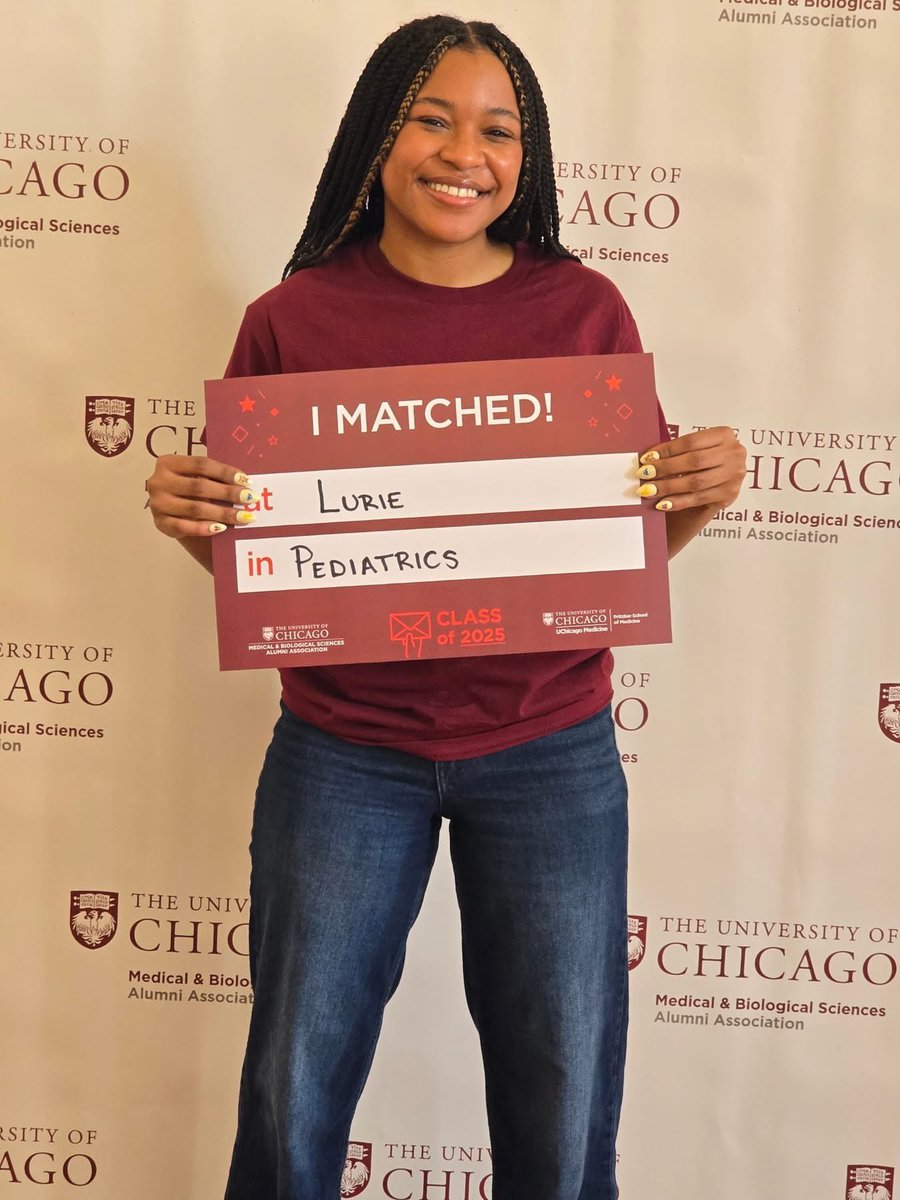 Gonna be a learn to be a pediatrician at <a href="/LurieChildrens/">Lurie Children's</a>!!! 

#Match2025 #PedsMatch