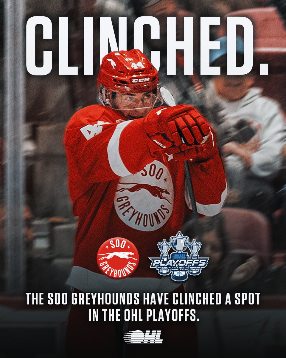 BIG win for the Hounds and they’re headed to the #OHLPlayoffs! 🔴⚪️