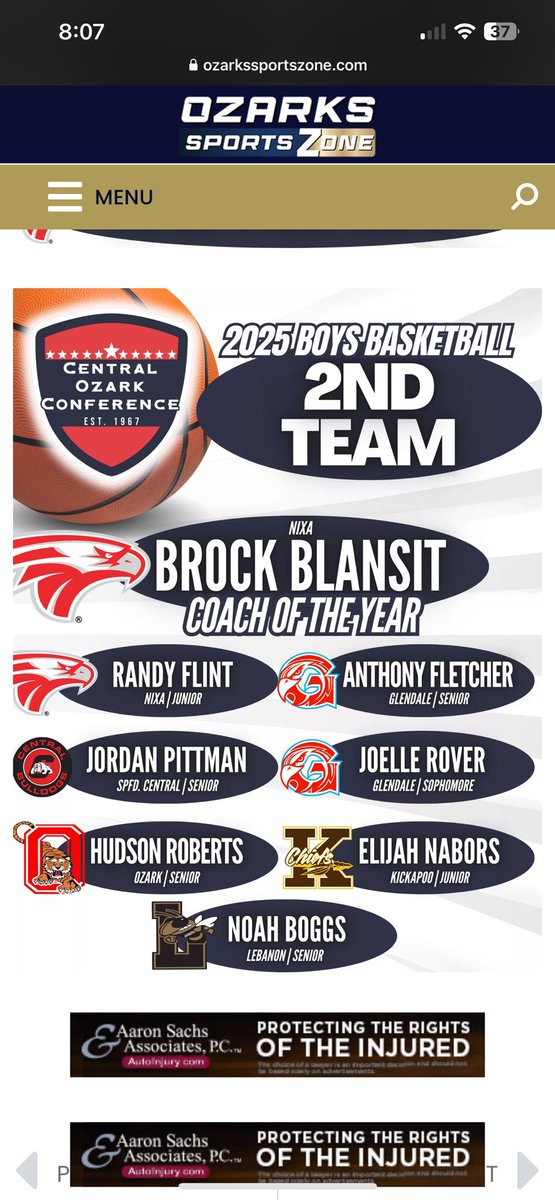 Keep ya family close!!!! S/O to COC players of the year <a href="/ShorterJackson/">Jackson Shorter</a> @bren2025 1st team <a href="/amcknight08/">Adam Mcknight</a> <a href="/JaiseCombs2/">Jaise Combs</a> <a href="/Beastmode2242/">Bryce walker</a> 2nd team <a href="/jordan_pittman0/">Jordan Pittman</a>. I love yall 1 qtr left! Daily headline this. #flightfam #familyties #dailyheadline
