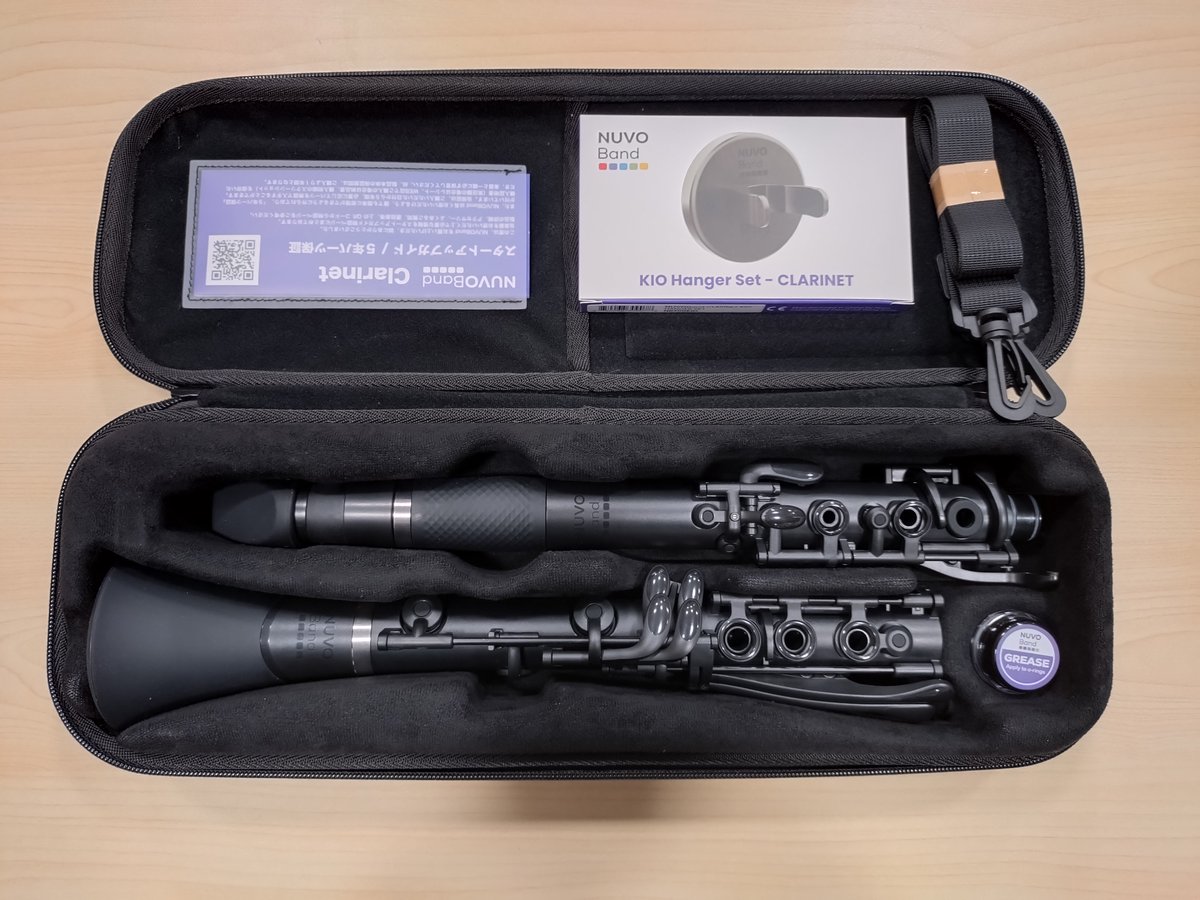 新商品】 NUVO Band クラリネット＆フルート プラスチック管楽器で 