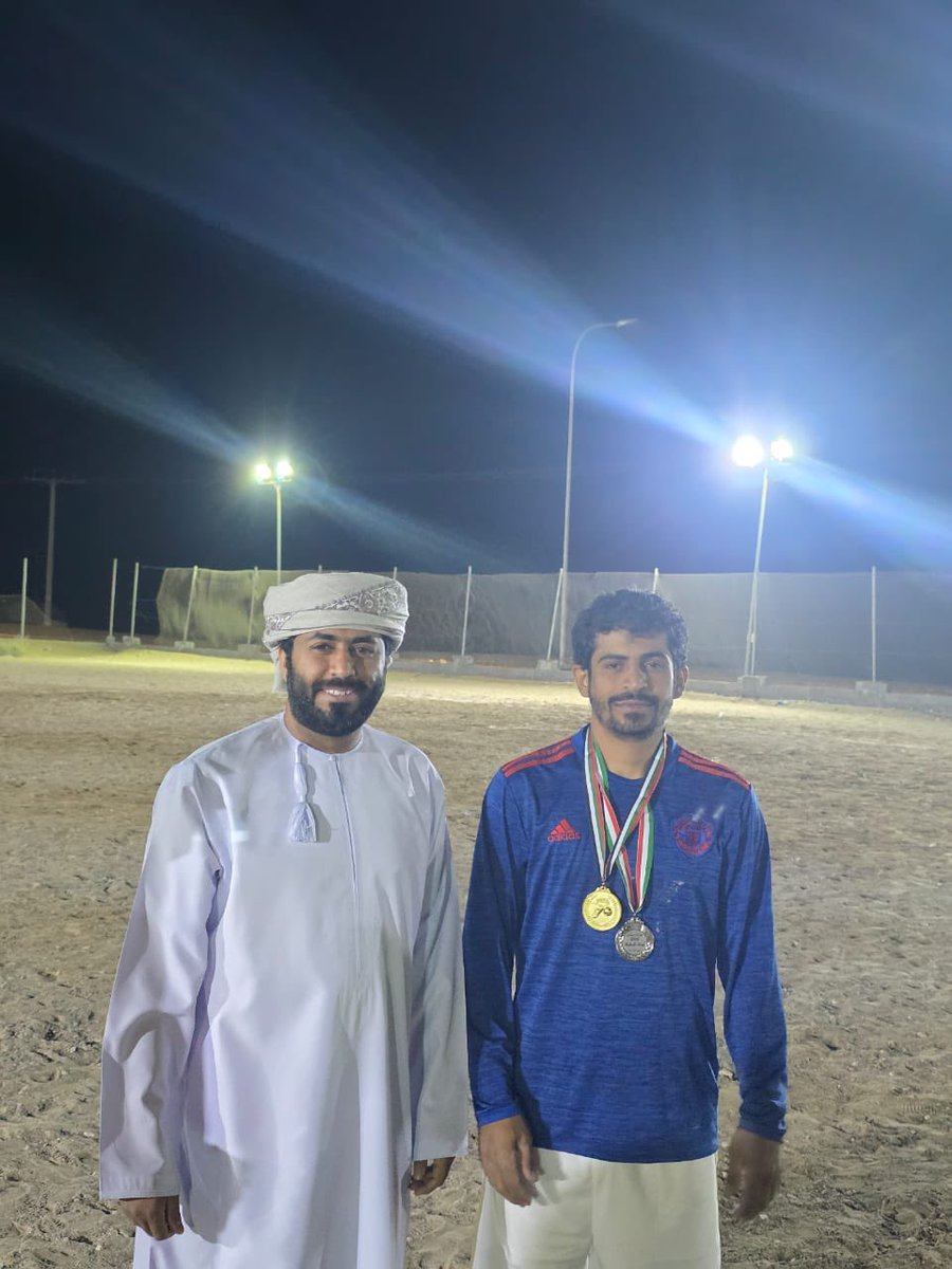 Ahlydout's tweet photo. حصل اللاعب عبدالله بن الذيب البادي على جائزة هداف البطولة. 

#فريق_أهلي_دوت_الرياضي https://t.co/borHkvLNiq