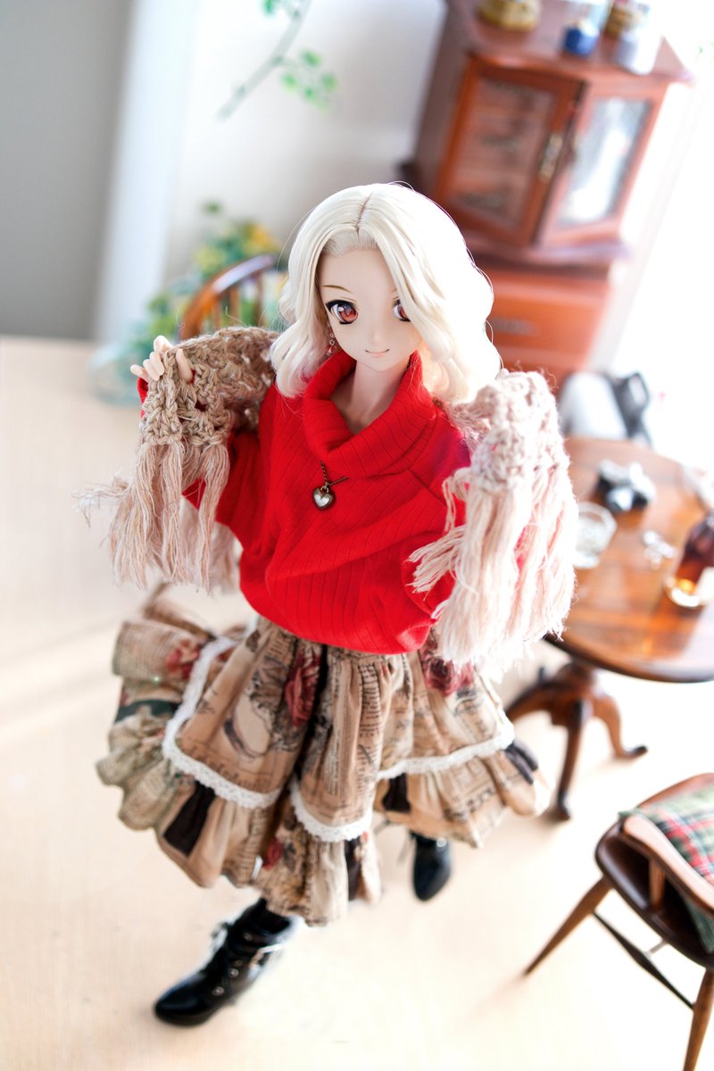 あのウイッグが戻ってきたので、お気にの衣装とイドル戦利品と合わせてみました。めっちゃいい感じ＾＾

#ののショール 　#ちぇりーちっぷす 　
#プロムアクセ 　#工房エスカイヤ