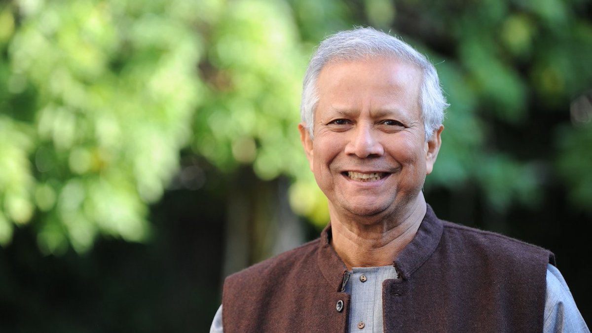 Nobel Peace Laureate Muhammad Yunus ( <a href="/Yunus_Centre/">Muhammad Yunus</a> ) envisions a world with:

- Zero Poverty
- Zero Unemployment
- Zero Net Carbon Emissions

A bold vision for a sustainable future. 

🌍 #ThreeZero