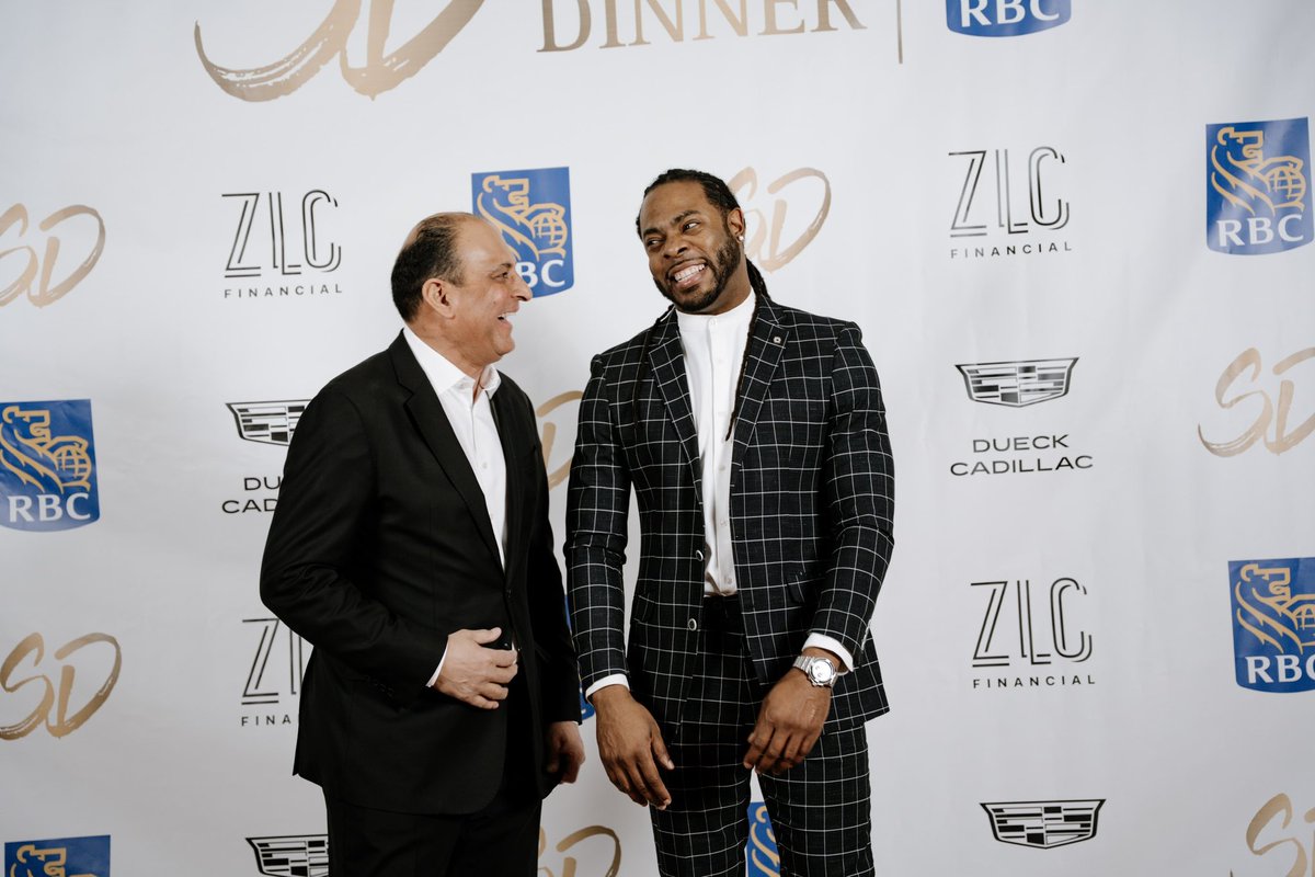 Had an amazing time at the JCC Sports Dinner! It was such a thrill to meet the legendary Richard Sherman in person. 

Grateful for the opportunity to connect with such inspiring individuals and be part of such an incredible event.

 #JCCSportsDinner | <a href="/DavidSidoo/">David Sidoo</a>