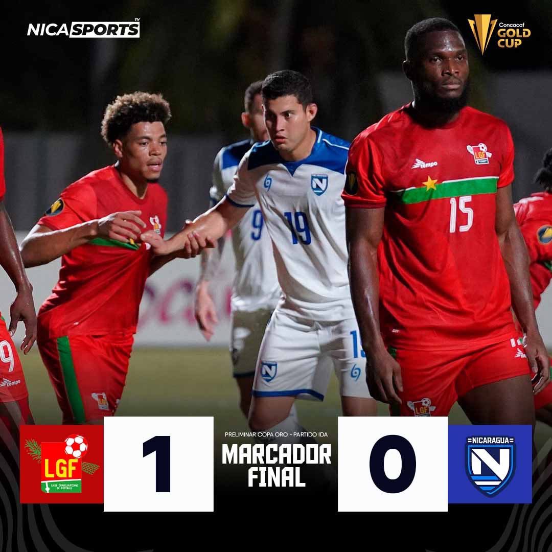 ⏰Final del partido | Preliminar Copa Oro 🏆 | IDA 🔚Guadalupe 🇬🇵1️⃣🆚0️⃣🇳🇮 Nicaragua