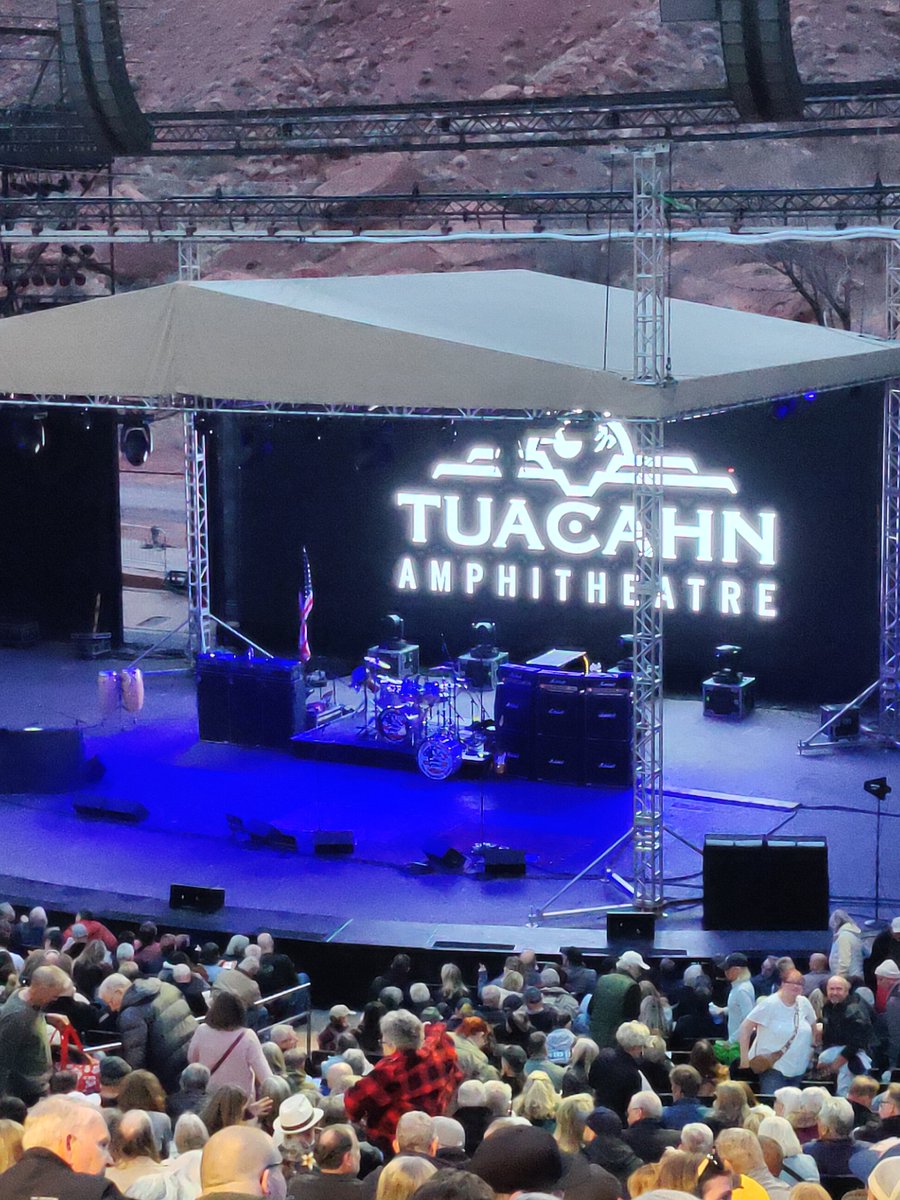 At Tuacahn to see Grand Funk Railroad.