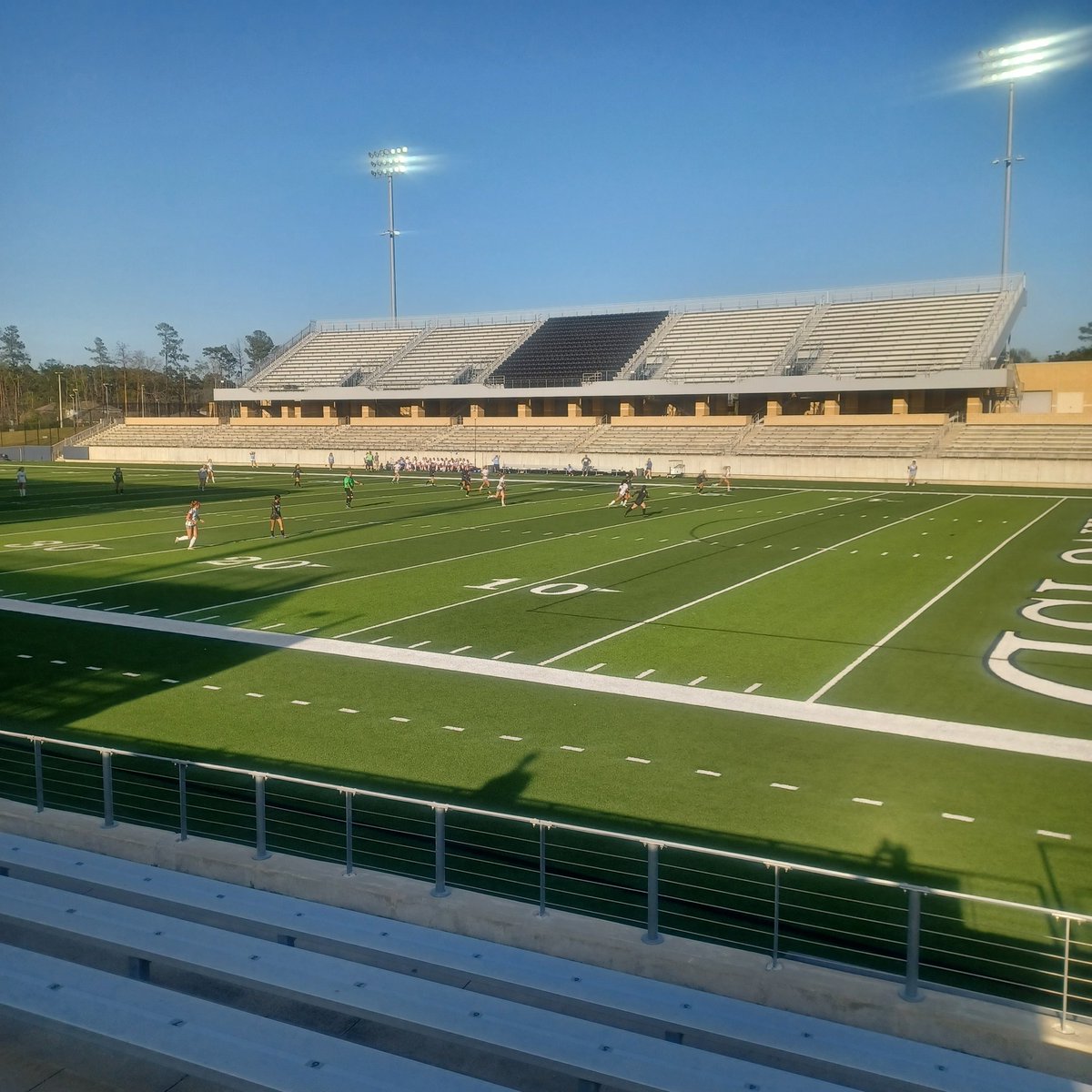SpringFootball's tweet image. Checking out @LadyLionsFutbol Bi-District Playoff Action vs. College Park! #KOTJ @single_antonio
