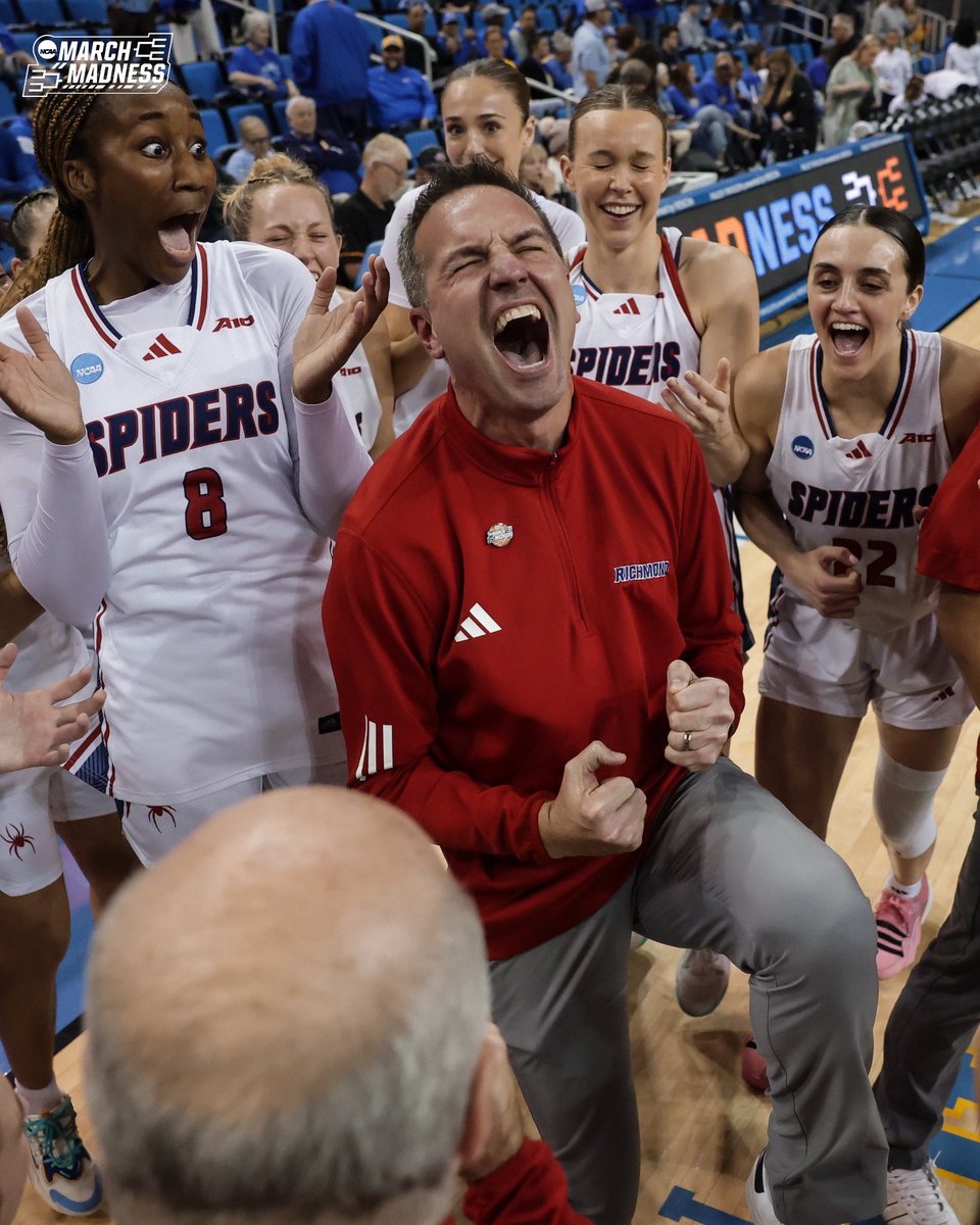 NCAA March Madness (@marchmadnesswbb) on Twitter photo THAT FIRST NCAA TOURNAMENT WIN FEELING ๐
#MarchMadness x <a href="/SpiderWBBall/">Richmond Womenโs Basketball</a> THAT FIRST NCAA TOURNAMENT WIN FEELING ๐
#MarchMadness x <a href="/SpiderWBBall/">Richmond Womenโs Basketball</a>
