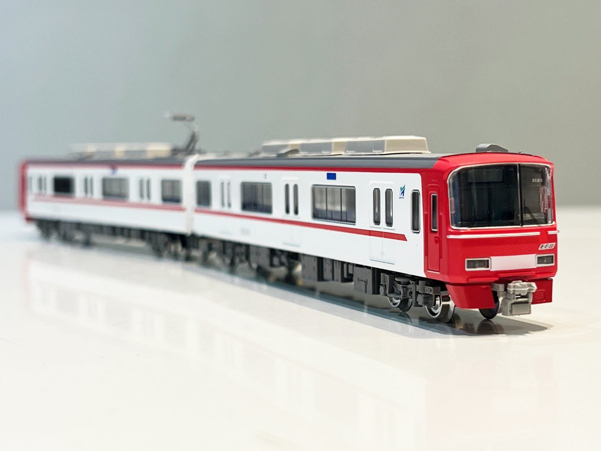 名鉄3100系3次車新塗装はただいま好評発売中です！3120編成は動力付き
