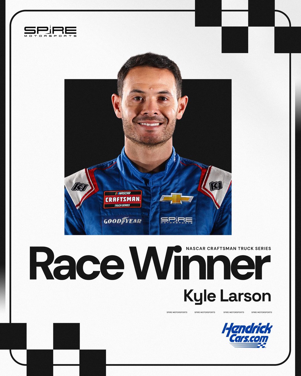 WHAT A DRIVE ‼️‼️

<a href="/KyleLarsonRacin/">Kyle Larson</a> | <a href="/HendrickCars/">Hendrick Automotive Group</a>