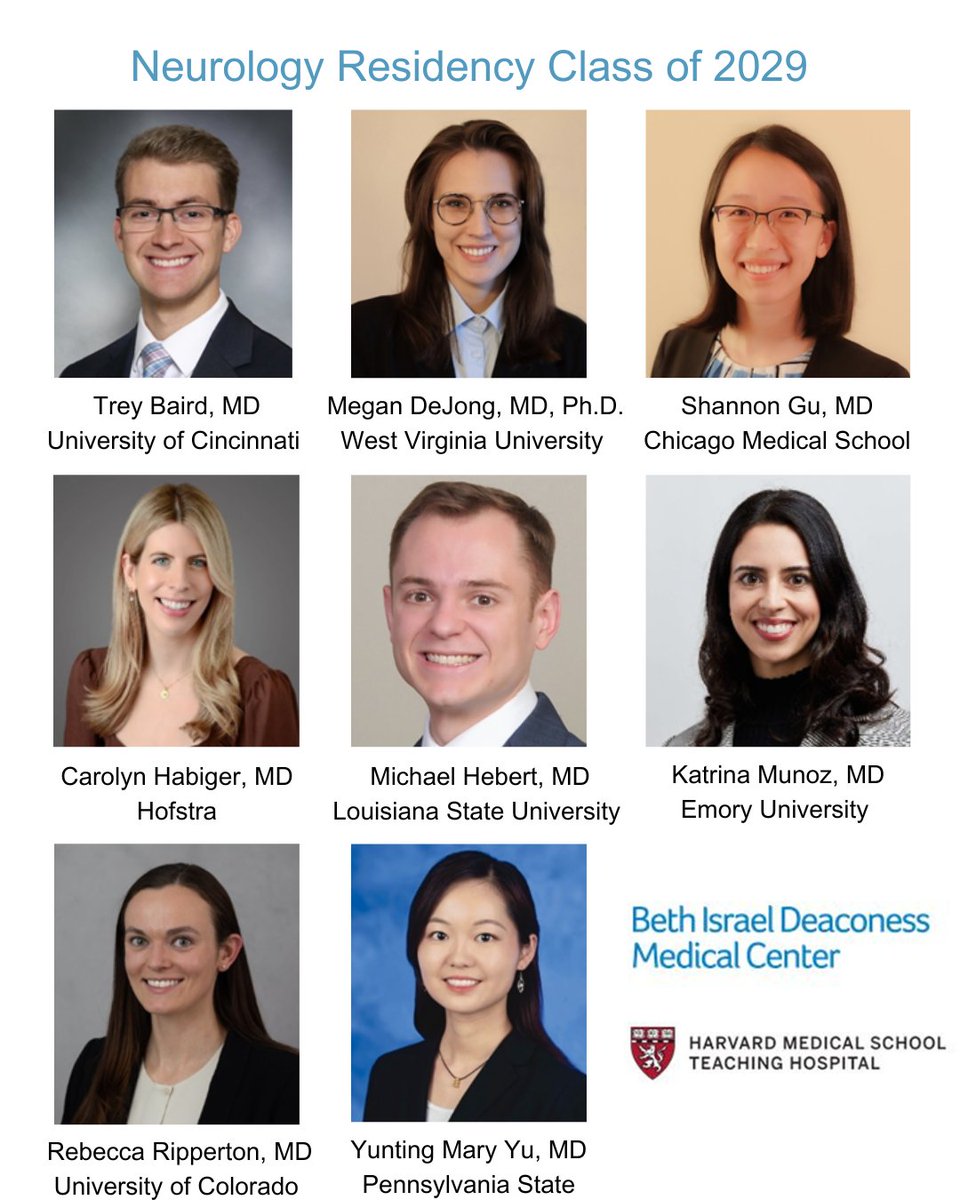 We're so excited to work  with these amazing future neurologists! Congratulations to everyone who found their match today 👏#Neuromatch #Neurology #Match2025