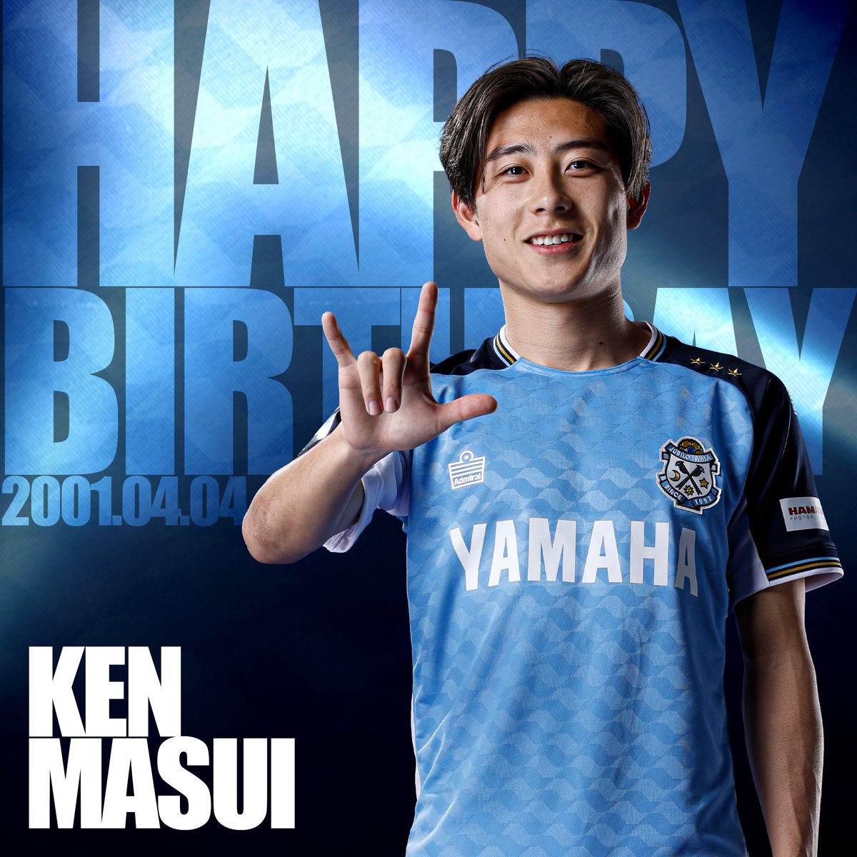 𝑯𝑨𝑷𝑷𝒀 𝑩𝑰𝑹𝑻𝑯𝑫𝑨𝒀 𝑲𝑬𝑵💙 #倍井謙 #ジュビロ磐田 #jubilo