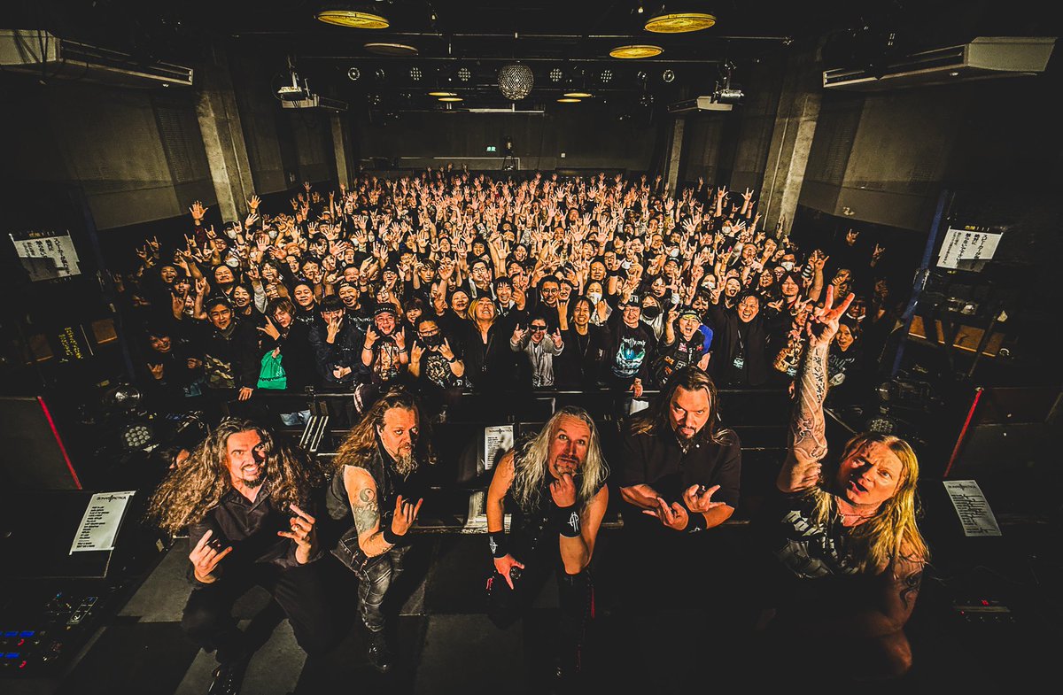 SonataArctica's tweet photo. Thank You Osaka, sold-out Muse! You were amazing! 🤘🔥

Tonight Sonata Arctica with Marty Friedman and Unlucky Morpheus at Legends Of Avalon, Kawasaki Club Citta’, Tokyo, Japan 🇯🇵

📷 Media Piipari https://t.co/uU0sWoAVHr