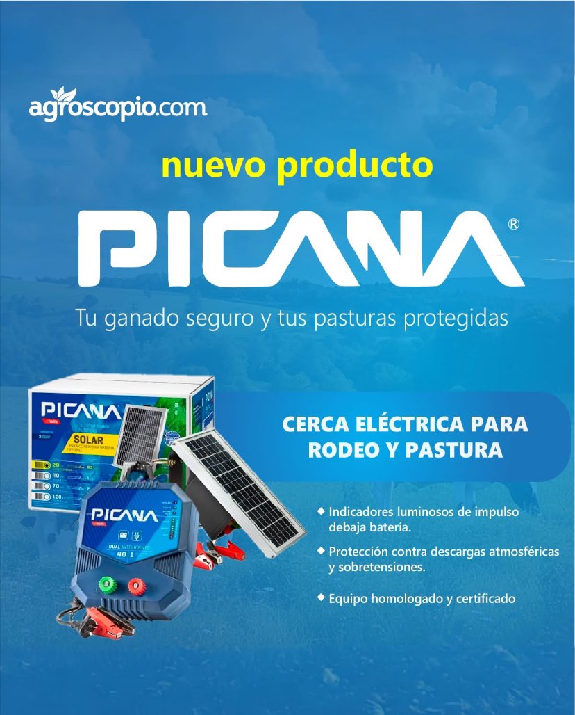 Protege tus valiosas propiedades rurales con nuestra cerca eléctrica de alta calidad. Diseñada para rodeos y pasturas, esta cerca cuenta con indicadores luminosos que alertan sobre impulsos y batería baja, además de una robusta protección.