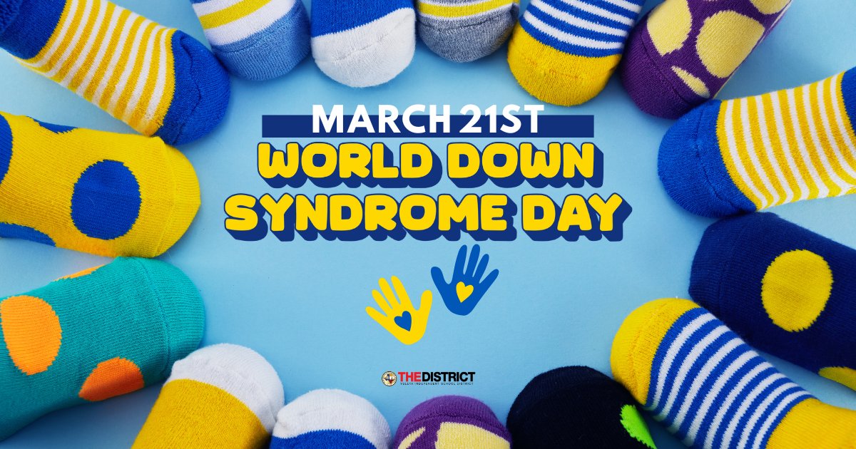 Ysleta ISD (@ysletaisd) on Twitter photo #THEDISTRICT celebrates inclusion, kindness, and the incredible individuals in our community for World Down Syndrome Day! 💙💛 Let’s continue to promote awareness, acceptance, and opportunities for all. Rock your mismatched socks to show your support! 🧦 #THEDISTRICT celebrates inclusion, kindness, and the incredible individuals in our community for World Down Syndrome Day! 💙💛 Let’s continue to promote awareness, acceptance, and opportunities for all. Rock your mismatched socks to show your support! 🧦