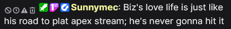 Bizlog777's tweet photo. @Sunnyymec wins it for the ROAST ME sub goal! 😅😅😅 https://t.co/jWES7EjlUe