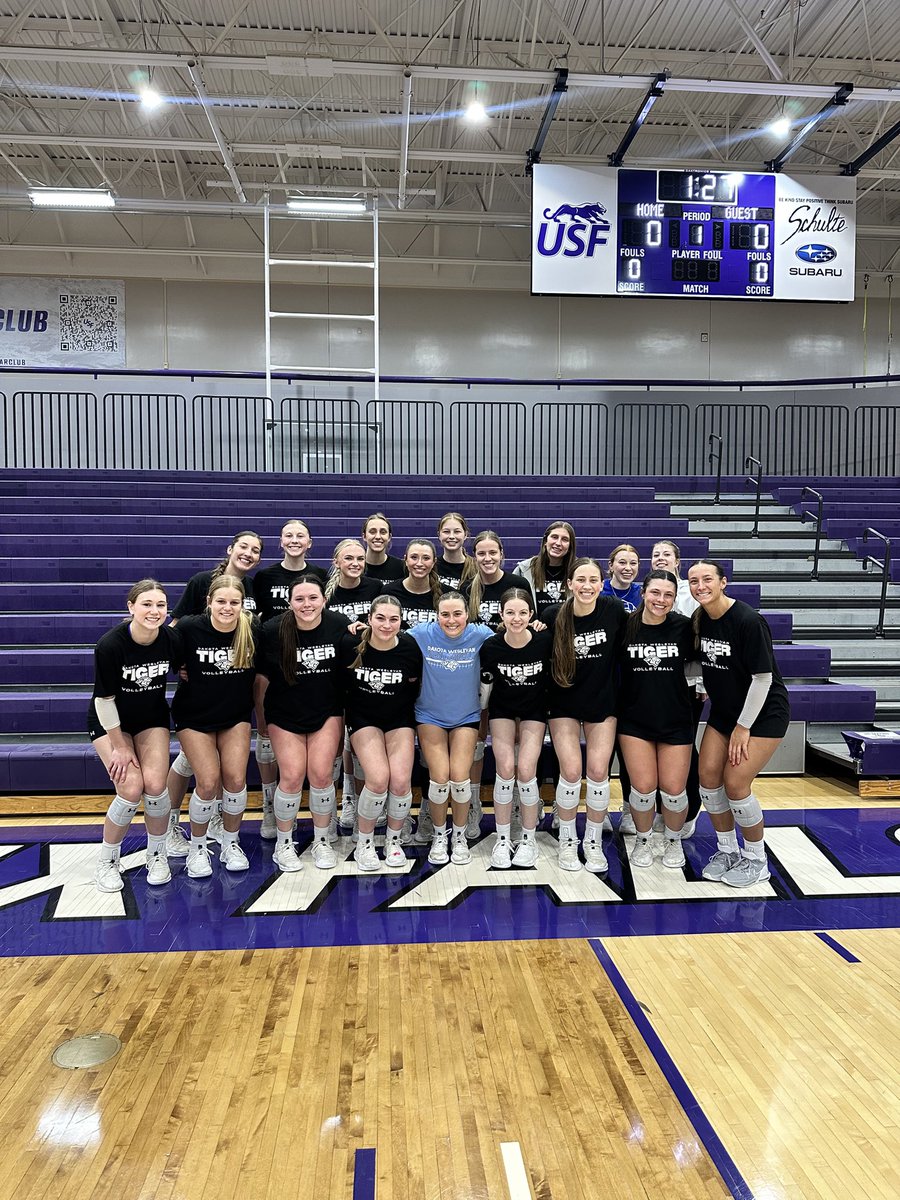 Thanks to USF for hosting us today in a springball scrimmage.  We played fearless and together! #committotheresurgence