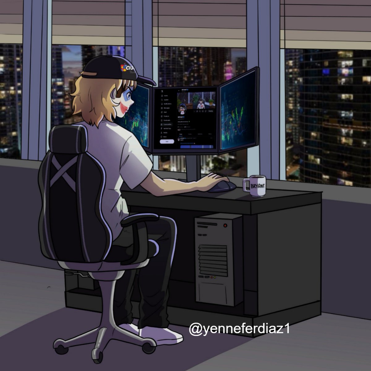 yenneferdiaz1's tweet photo. GM, Bringing creative visions to life!
Just wrapped up an artwork for @100xBRYANT. I'm excited to share it! 🔥
Need art for your memecoin project or personal brand? Let’s make it happen! 💪🤞
#CryptoArt #MemecoinDesign #NFTArt #Artist #Crypto #RETARDIO https://t.co/oRE3cyDckN