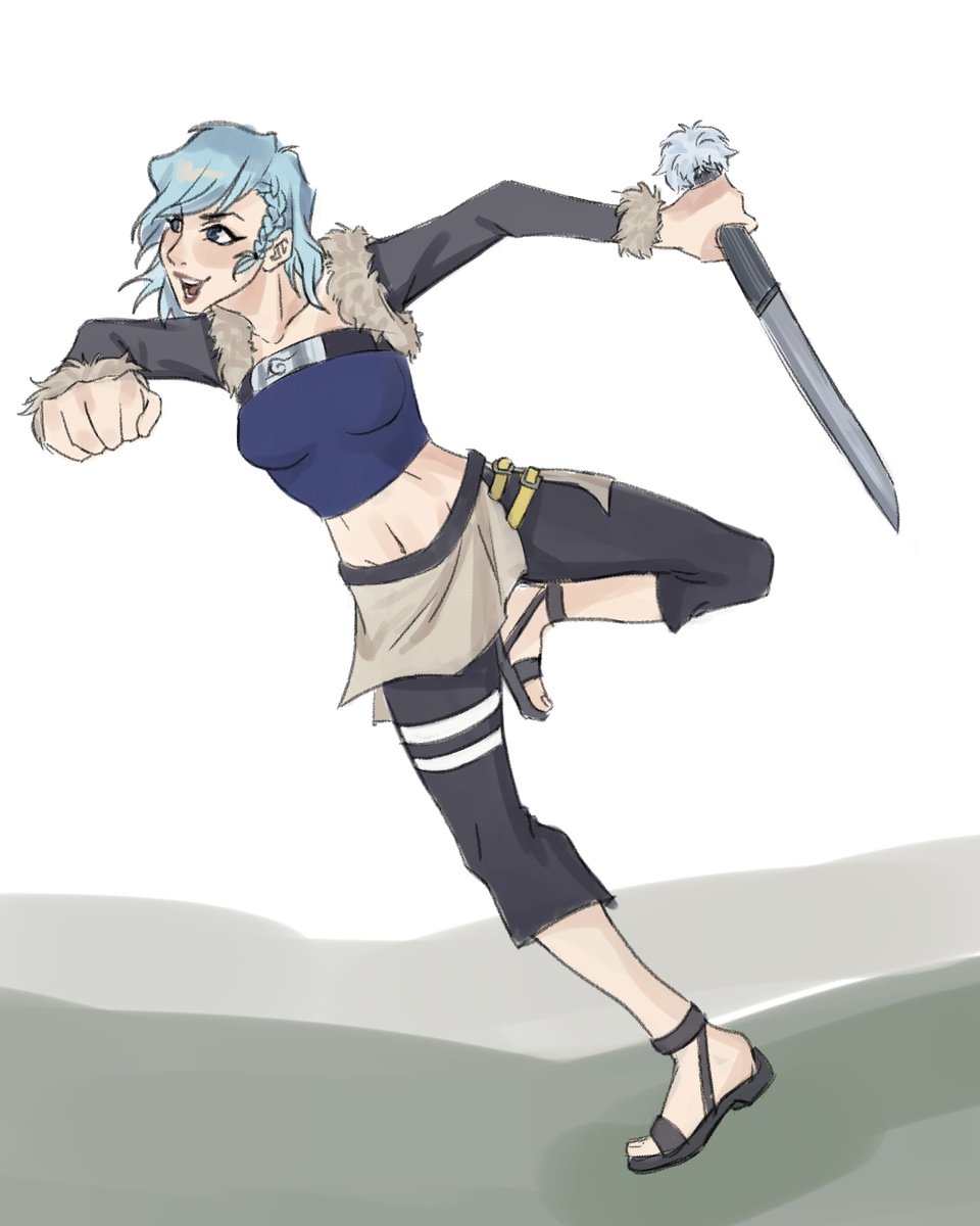 Zinnahmon_'s tweet photo. Mi main del juego que ya no juego haha </3 #AzureFang #Naruto #NarutoOnline https://t.co/Z6n3BjbVQW