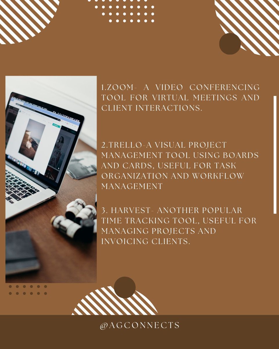 AGConnects06's tweet photo. 5 productivity tools for Virtual Assistant.

#toolsforVA #workfromhomejobs #freelancelife https://t.co/rOKLAmjtlY