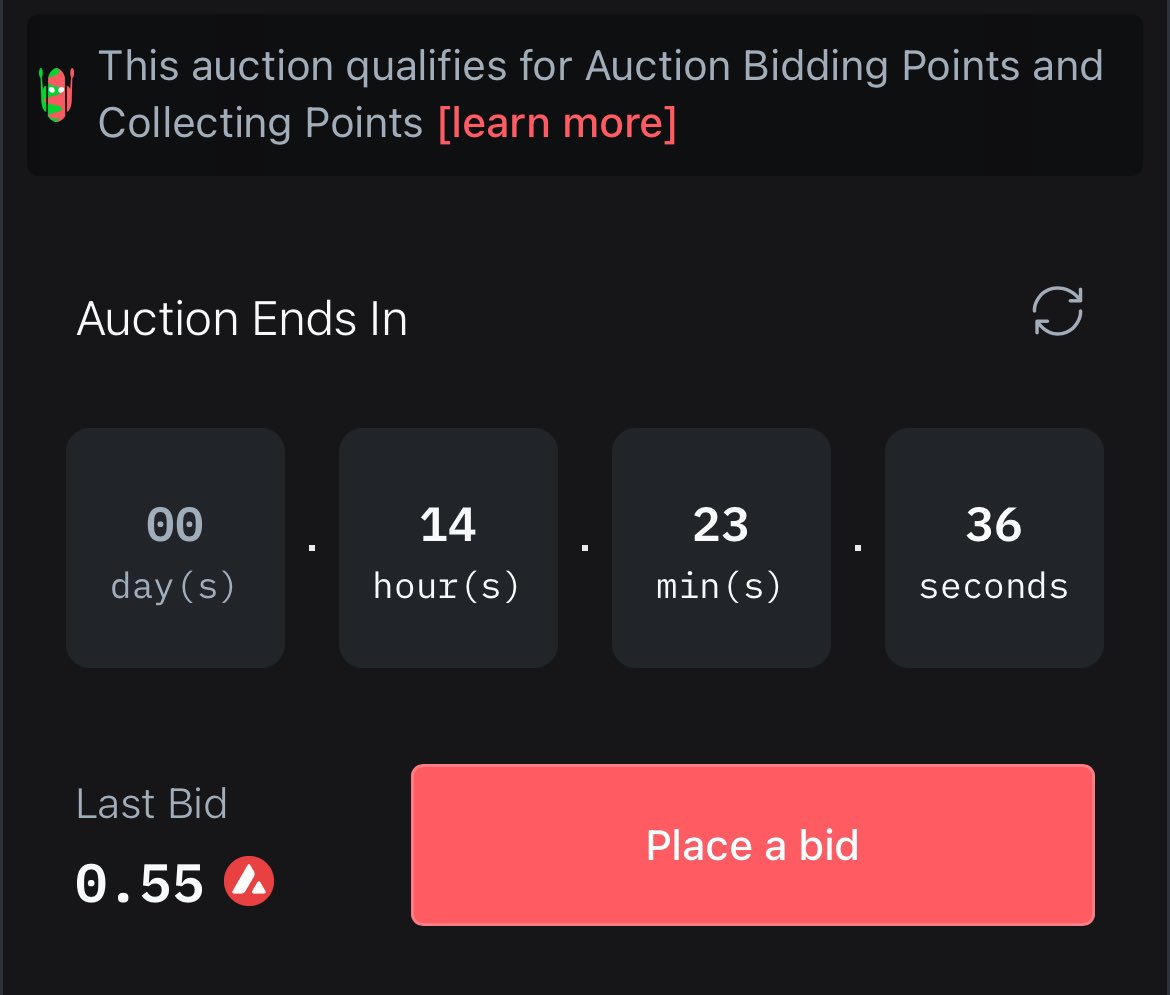 AUCTION UPDATE

LIL WOLVES #3 still available 14 Hours on <a href="/salvor_io/">Salvor 🚢🔺</a> 🔺

Current bid: 0.55 avax
Bidding and collecting point active

<a href="/CultureOnAvax/">Avalanche Arts & Culture 🔺</a> <a href="/avax/">Avalanche🔺</a> 

Join here: salvor.io/collections/0x…