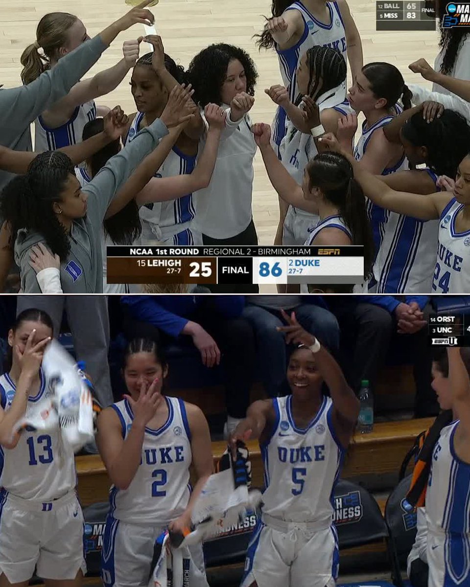 accnetwork's tweet image. BLUE DEVILS DOMINATE 😈 @DukeWBB