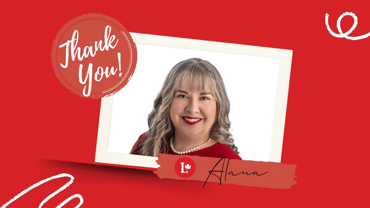 I am humbled and truly honoured to now be officially nominated as your <a href="/liberal_party/">Liberal Party</a> candidate in the upcoming federal election, representing the riding of Cumberland-Colchester. 

Please follow along on social media - and visit electalana.ca for more details.