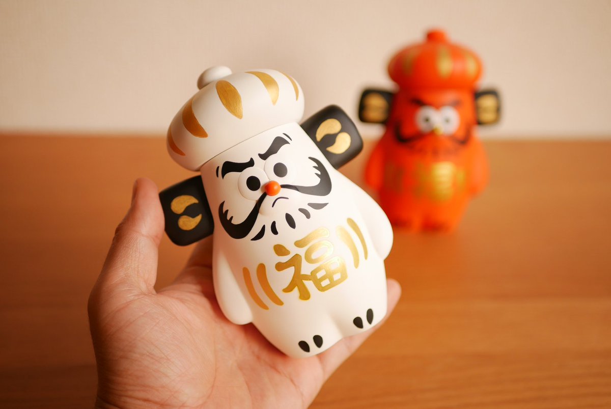 おびけのポン　ソフビ　だるま　白 3月23日(日)に大阪で開催される #ソフコン に参加させて頂きます！ お